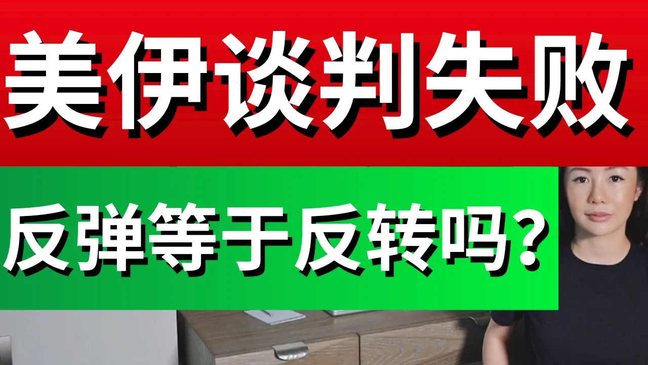 美伊谈判破裂后美股怎么走？反弹结束还是区间震荡开始