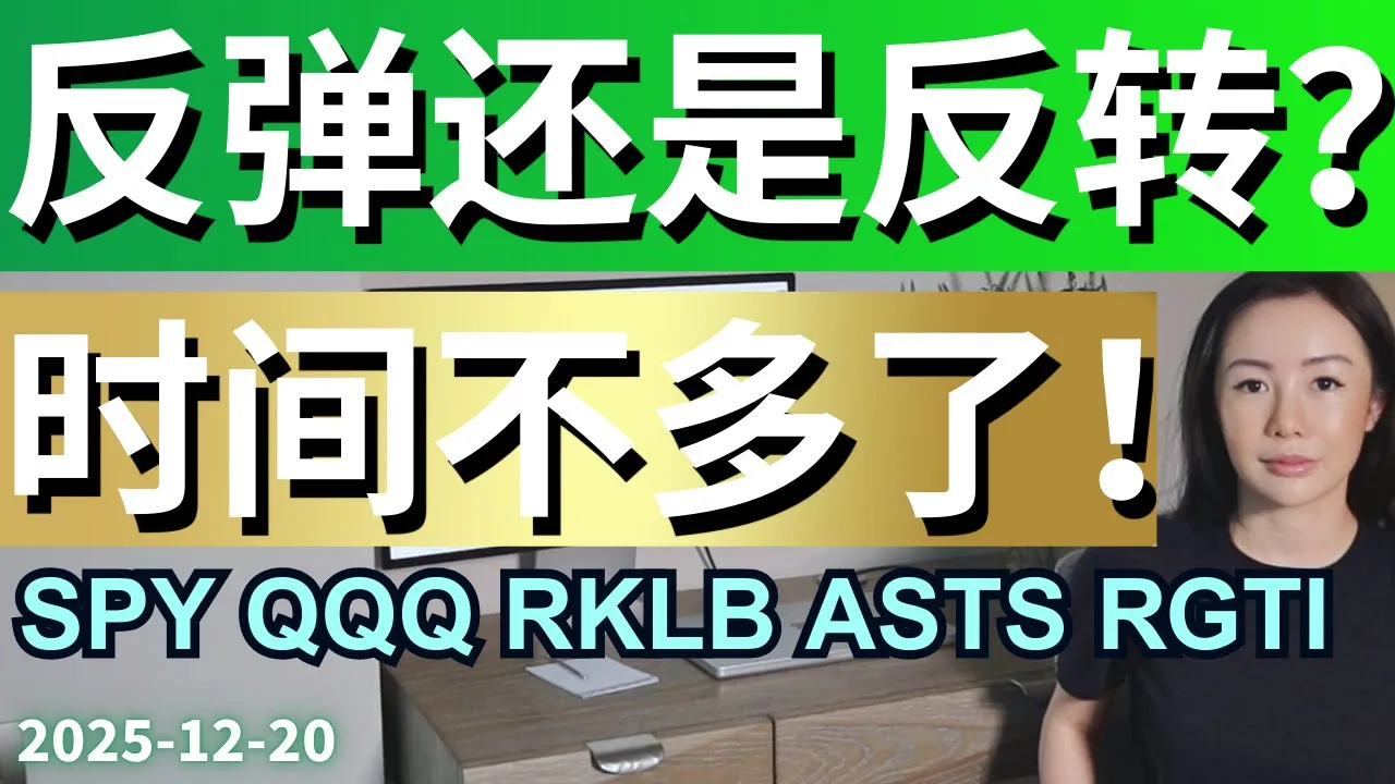 年底美股最大分歧：QQQ三角整理待破位，强势股怎么选？