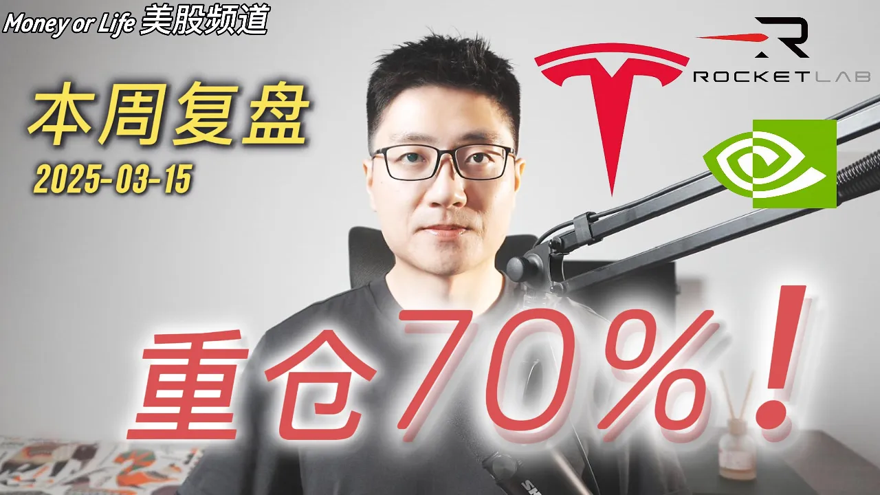 美股行情分析：大盘持续承压，TSLA、NVDA、RKLB三重仓逻辑深度拆解